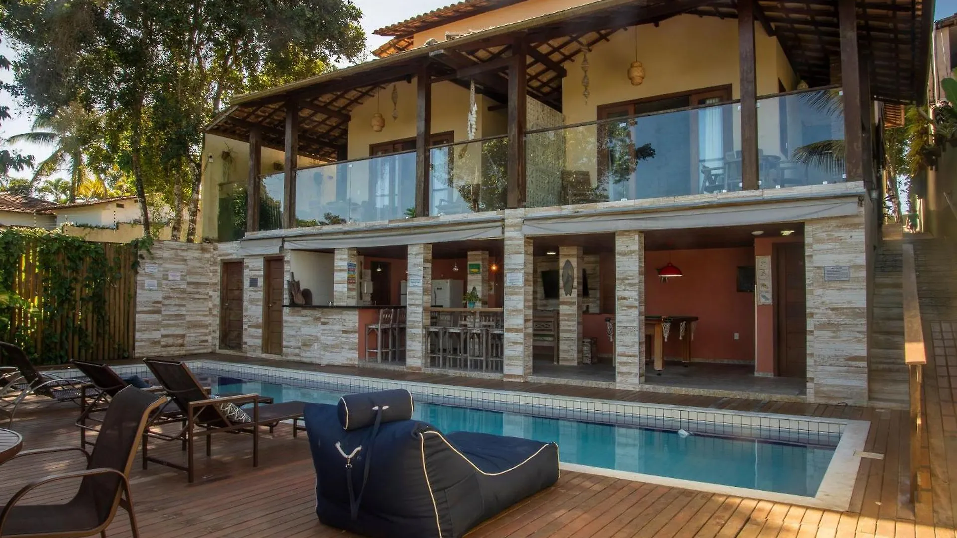 펜션 Villa Maritaca Condominio De 4 Casas De Locacao Por Temporada De Alto Padrao Com Spa 포르투세구로