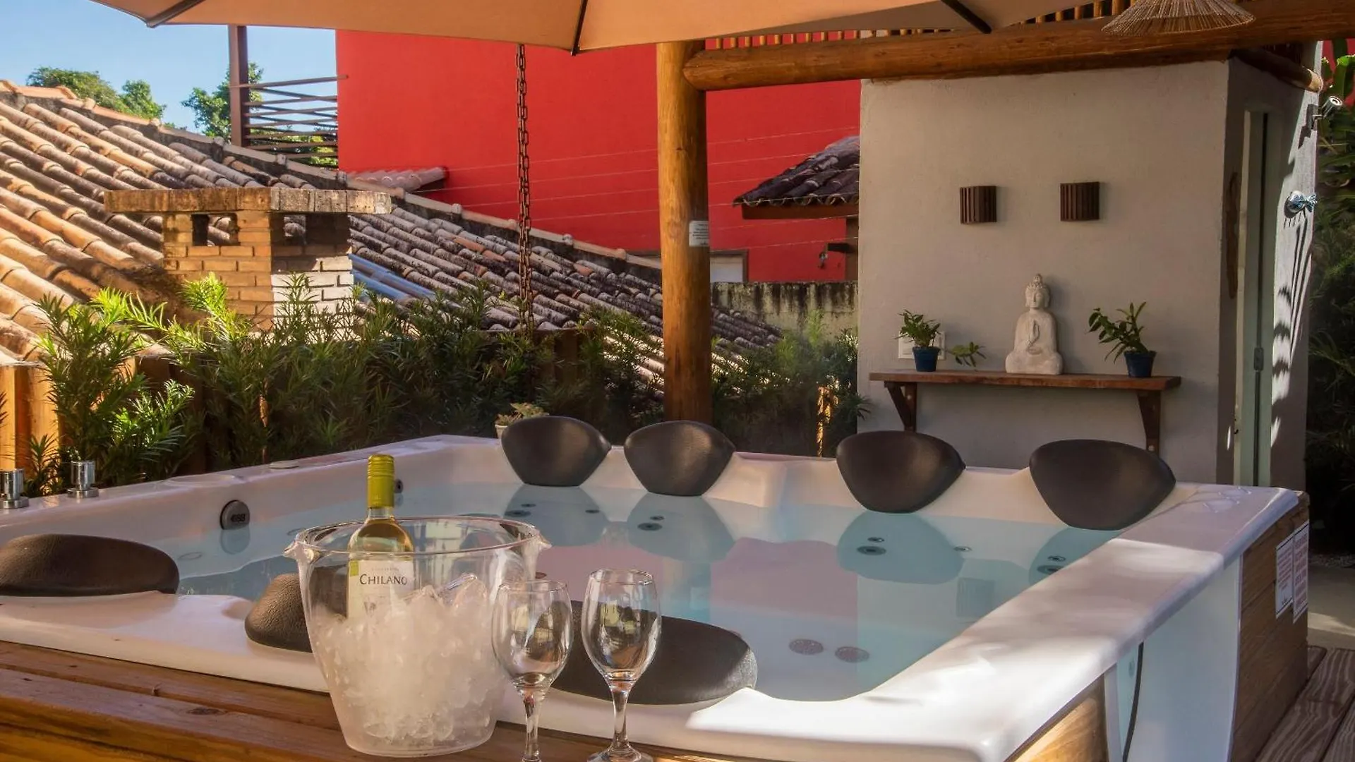 Villa Maritaca Condominio De 4 Casas De Locacao Por Temporada De Alto Padrao Com Spa 포르투세구로 펜션