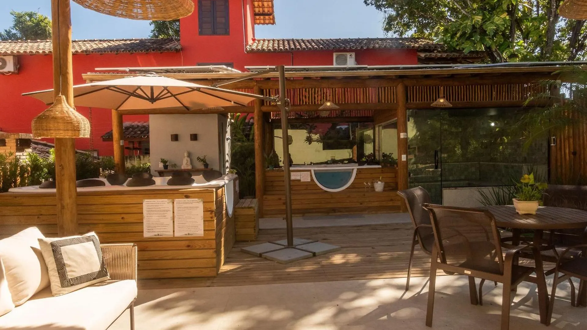 Villa Maritaca Condominio De 4 Casas De Locacao Por Temporada De Alto Padrao Com Spa 포르투세구로 펜션